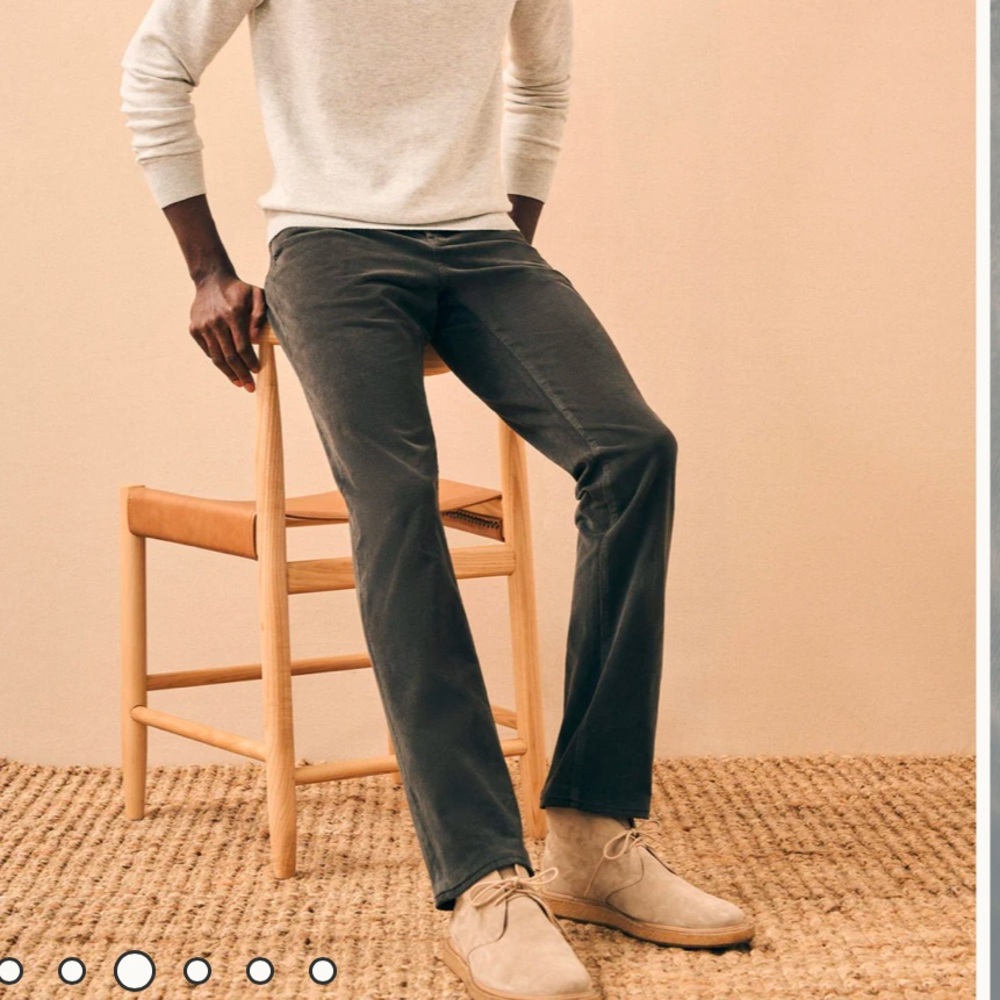 Faherty Stretch Cord 5 Pocket Pant